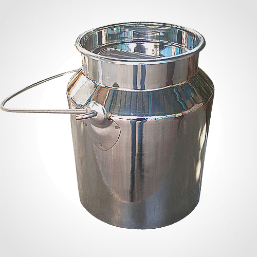 Cowfit Stainless Steel Milk Storage Can with Lid - ( 10Litres)