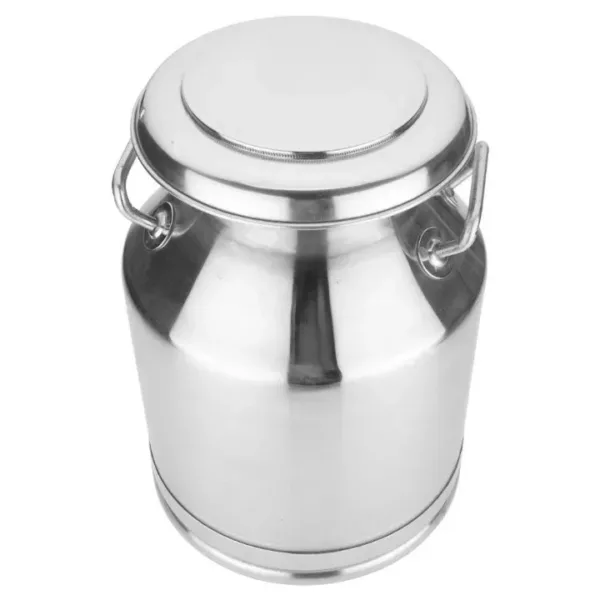 Cowfit Stainless Steel Milk Storage Can with Lid - (20 Litres)